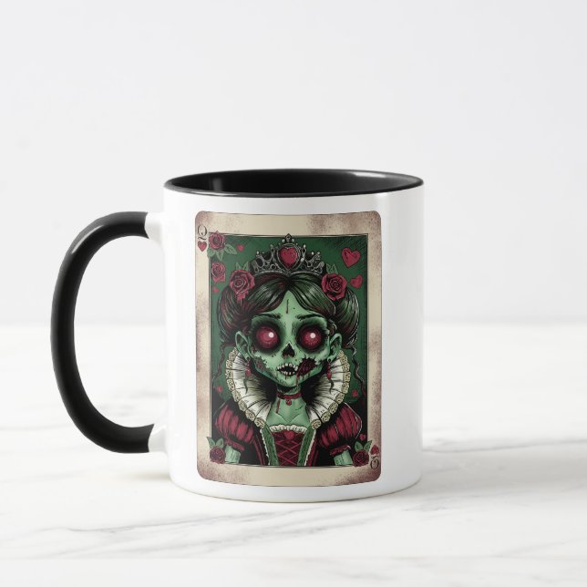 Mug Reine de coeur zombie victorienne (Gauche)