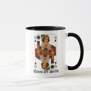 Mug Reine de couverture drôle de carte de selfie