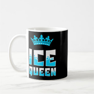 Mug Reine de glace Graphique Pêche sur glace Pêcheur à