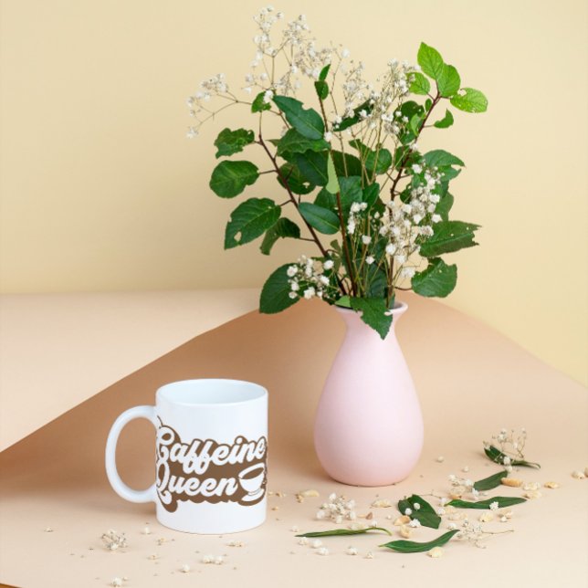 Mug Reine de la caféine (Créateur téléchargé)
