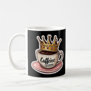 Mug Reine De La Caféine - Couronné De Café