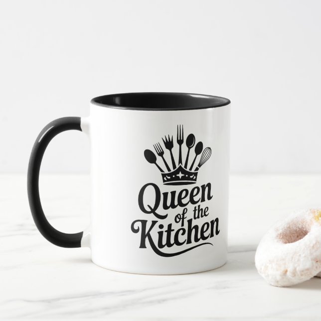 Mug Reine de la cuisine  (Avec donut)