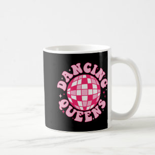 Mug Reine de la danse Demoiselles d'honneur Rétro Disc