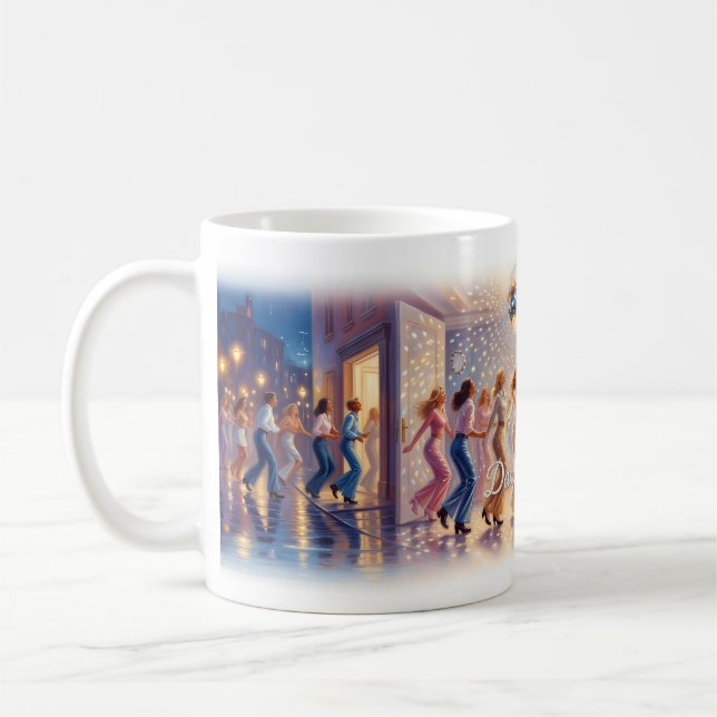 Mug Reine de la danse — Mugueuse de joie de boule de d (Gauche)