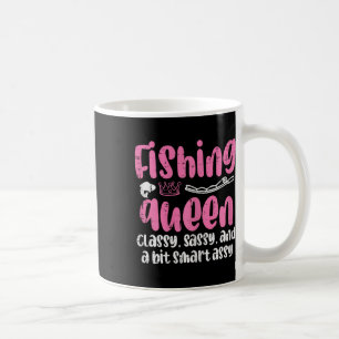 Mug Reine de la pêche Cly Sy intelligente amusante pêc