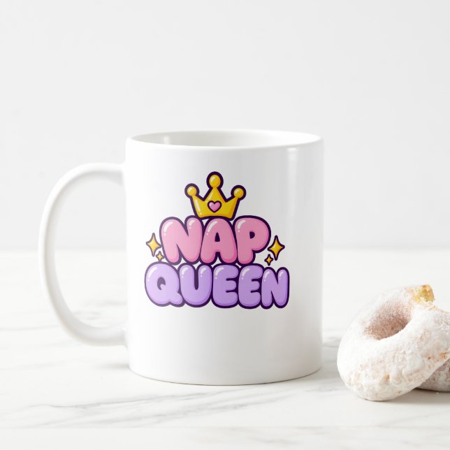 Mug Reine de la sieste (Avec donut)