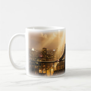 Mug Reine de la terrasse Glamour Gothique Lumières de