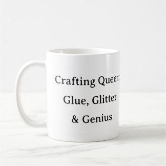 Mug Reine de l'artisanat : Parties scintillant de coll
