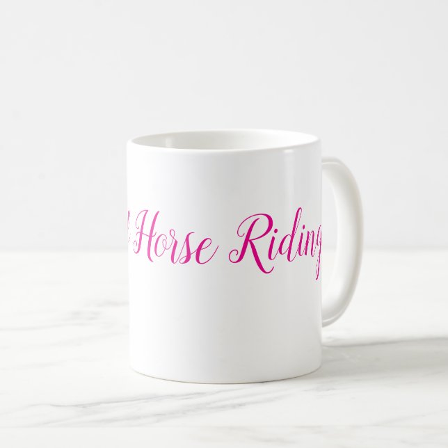 Mug Reine de l'équitation (Devant droit)