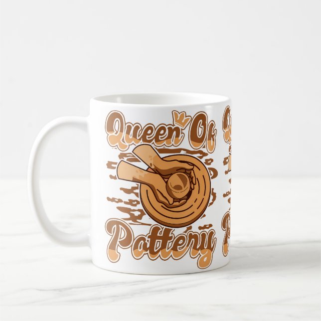 Mug Reine De Poterie Poterie Pro Roue Passe-temps Amat (Gauche)
