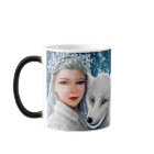 Reine des neiges et renard blanc