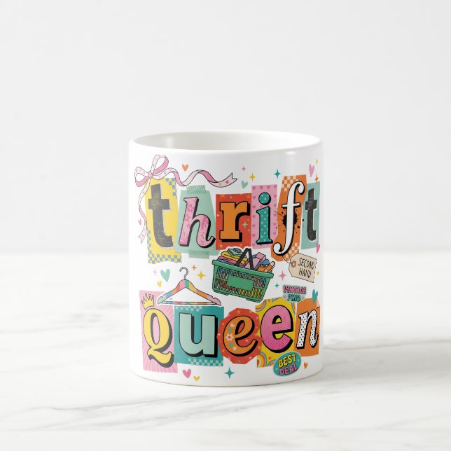 Mug Reine Drôle de Friperie (Centre)
