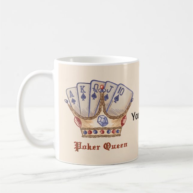 Mug Reine du Poker (Gauche)