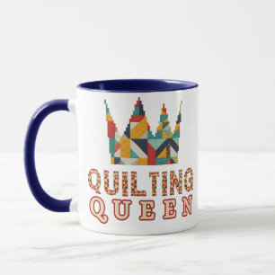 Mug Reine du quilting - Quilter drôle - Amoureux de qu