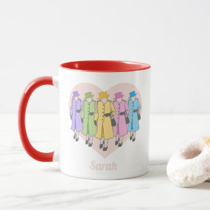 Mug Reine Elisabeth II Royaume-Uni Reine des Coeurs