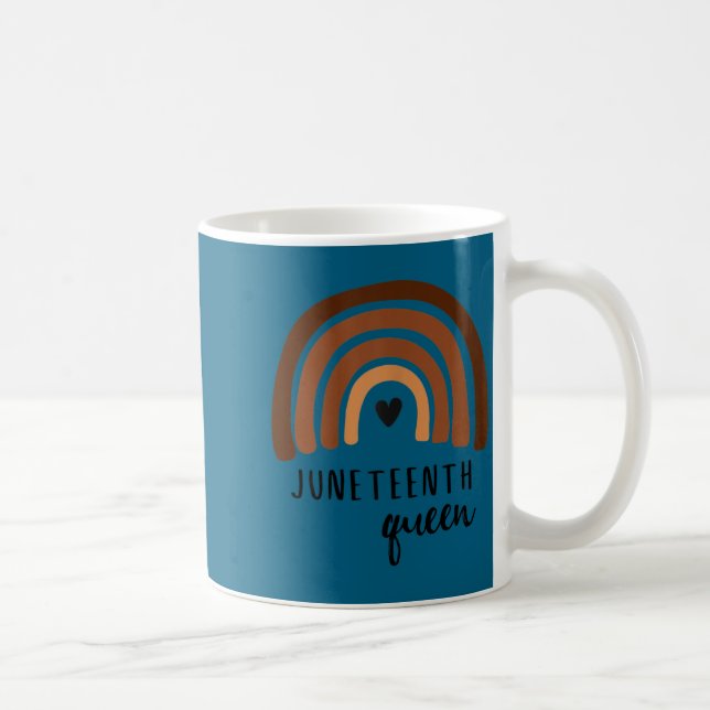 Mug Reine Juneteenth féminine amour de mélanine (Droite)