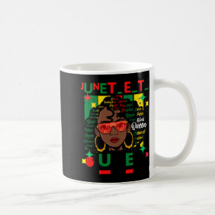 Mug reine juneteenth mélanine sista magie de fille noi