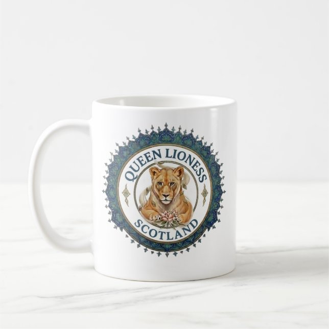 Mug Reine Lionne. Écosse (Gauche)