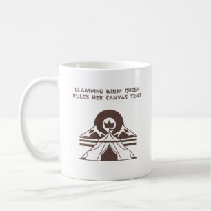 Mug Reine Maman Glamping Conception de Vie en Tente To