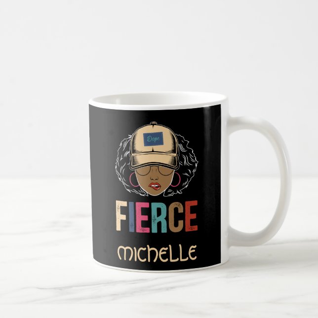 Mug Reine noire | Fierce | Femme noire (Droite)