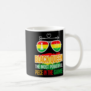 Mug Reine noire la pièce la plus puissante Histoire de
