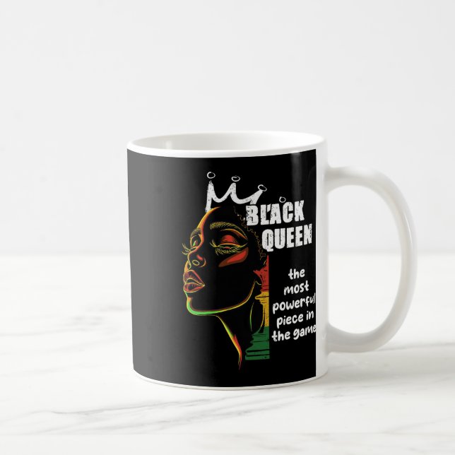 Mug Reine noire Les échecs les plus puissants Histoire (Droite)
