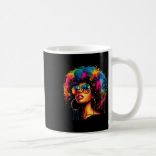 Mug Reine noire séchant Afro Melanin JunetDix fille