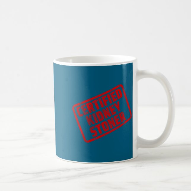 Mug Reins drôle mème de calcul rénal  (Droite)