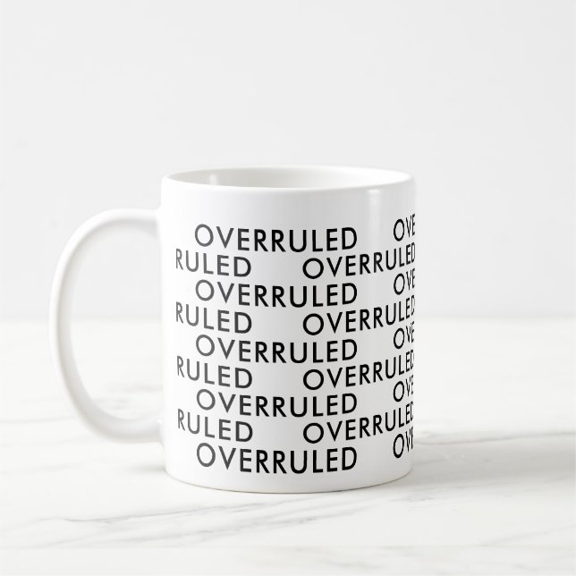 Mug Rejetée du bureau du procureur cadeau Drôle Drôle  (Gauche)
