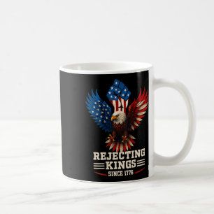 Mug Rejeter les rois depuis 1776 Bald Eagle Patriotiqu