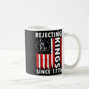 Mug Rejeter Les Rois Depuis 1776 Conception De Poignée