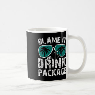 Mug Rejetez la faute sur le paquet de croisière Croisi