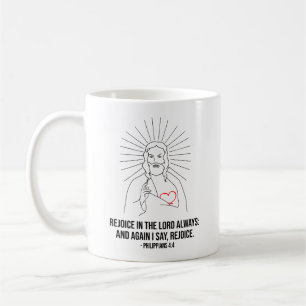 Mug Réjouissez-Vous Dans Le Seigneur Toujours Chrétien