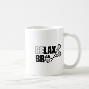 Mug Relax Bro Lacrosse Joueur Lax Ado Garçons Hommes