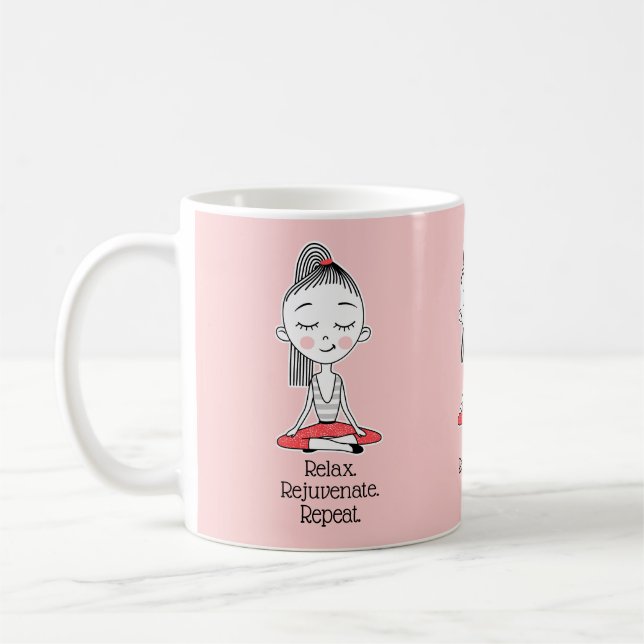 Mug Relax Zen Peace Yoga (Gauche)