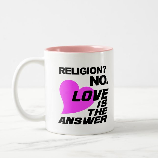 Mug Religion & Amour (Gauche)