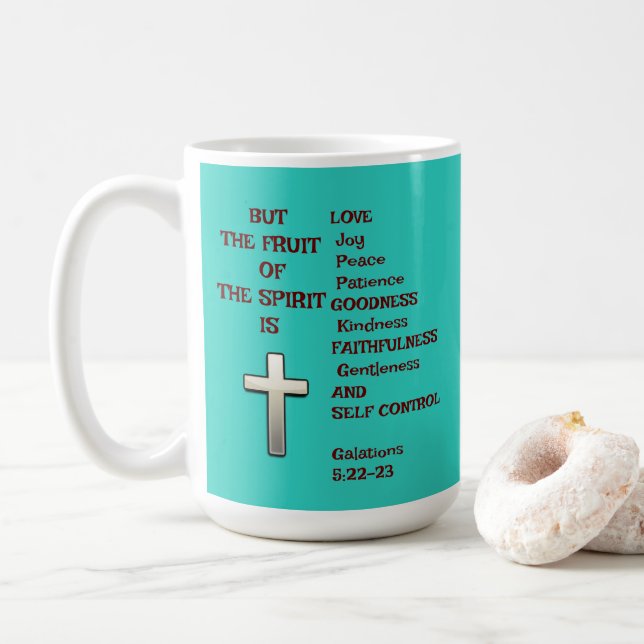 Mug Religion du fruit de l'Esprit (Avec donut)