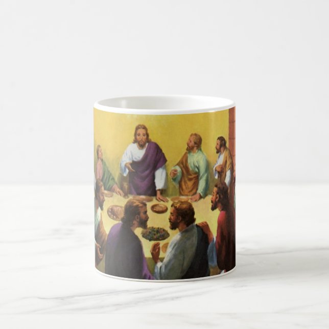 Mug Religion vintage, Dernière Cène avec Jésus-Christ (Centre)