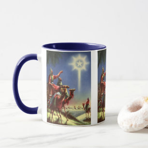 Mug Religion vintage, Hommes Sages avec Étoile de Beth