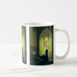 Mug Religion vintage, Soeur Jouer un organe dans l'Egl