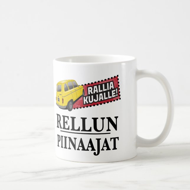 Mug Rellun piinaajien le huumoria de sananmuunnos, (Droite)