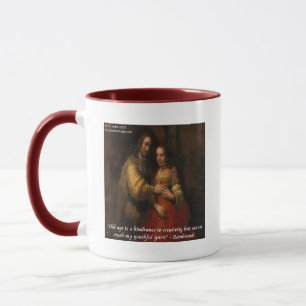 Mug Rembrandt "La Mariée juive" & Citation sur le Viei