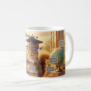 Mug Remerciement à l'enseignant de fin d'année Sunny S