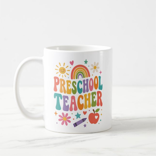 Mug Remerciement aux enseignants de maternelle (Gauche)