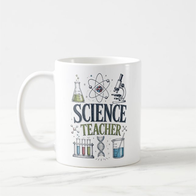 Mug Remerciement aux professeurs de sciences (Gauche)