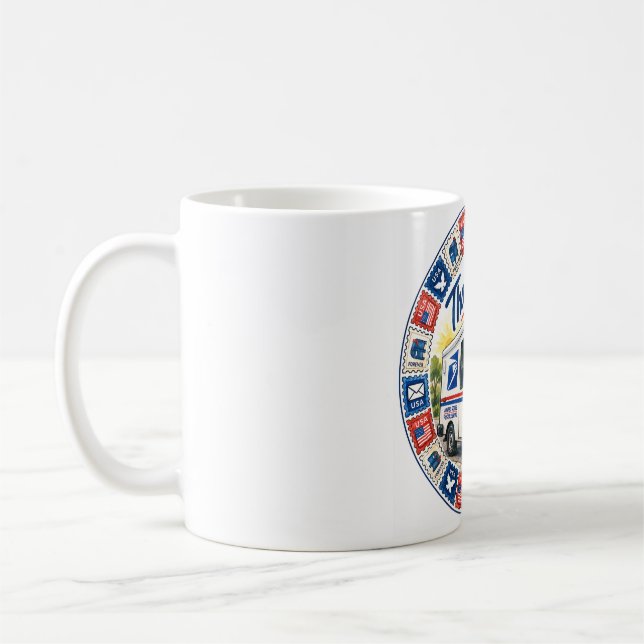 Mug Remerciement aux travailleurs postaux  (Gauche)