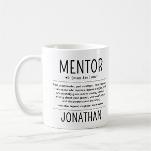 Mug Remerciement de mentor coach conseiller drôle pers