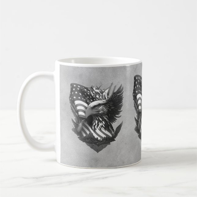 Mug Remerciement Patriotique aux Vétérans de l'Armée (Gauche)