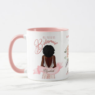 Mug Remerciement personnalisé pour demande demoiselle 