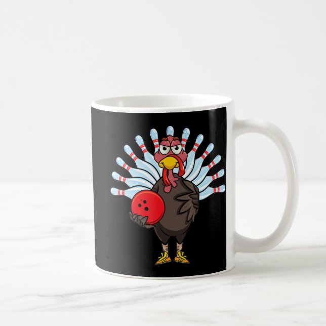 Mug Remerciements Turquie Bowling Pin Matching Team Ca (Droite)
